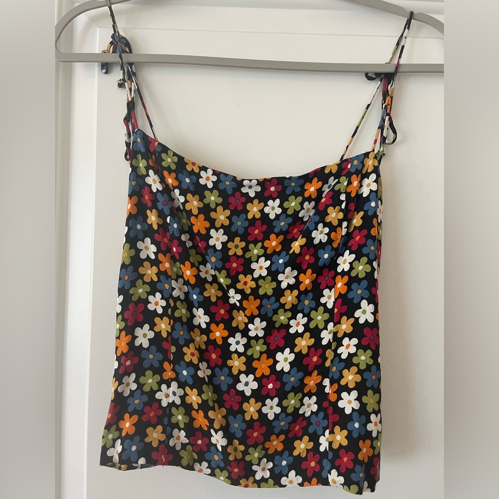 Reformation printed tank size 8